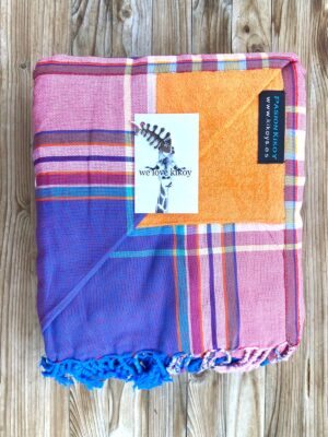 KIKOY TOALLA MAUVE ORANGE