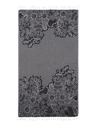 PESHTEMAL FLOWER BLACK