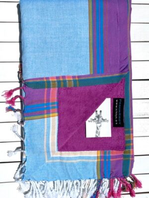 KIKOY TOALLA CELESTE PURPLE